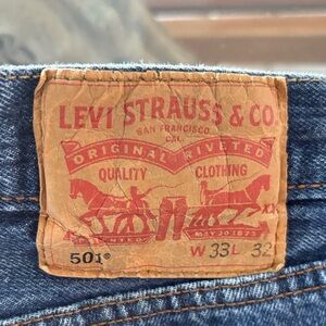 Levi's Classic Straight Blue Jeans